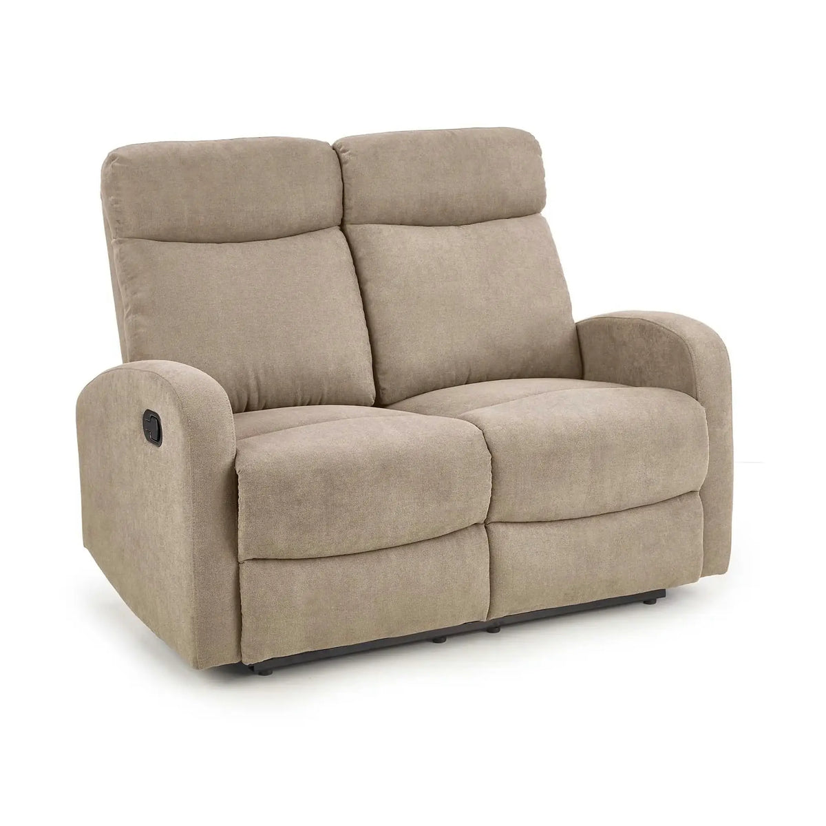 Canapea pliabila OSLO 2S, bej, stofa, 128x95/158x100 cm