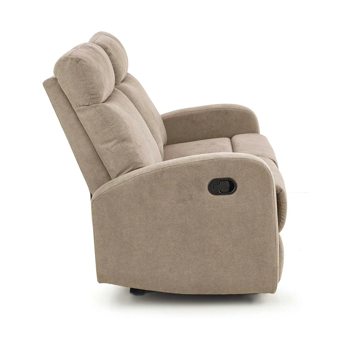 Canapea pliabila OSLO 2S, bej, stofa, 128x95/158x100 cm