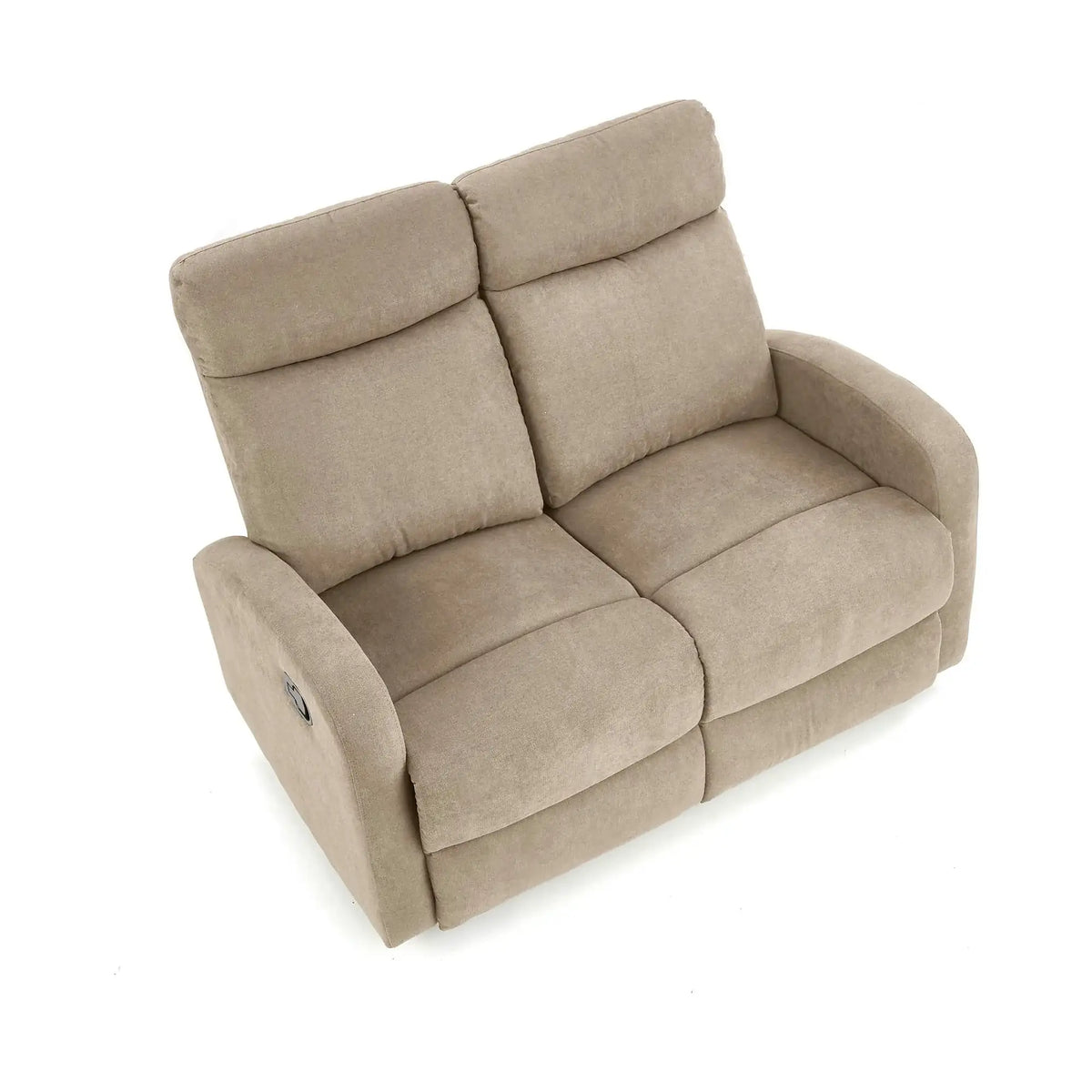 Canapea pliabila OSLO 2S, bej, stofa, 128x95/158x100 cm
