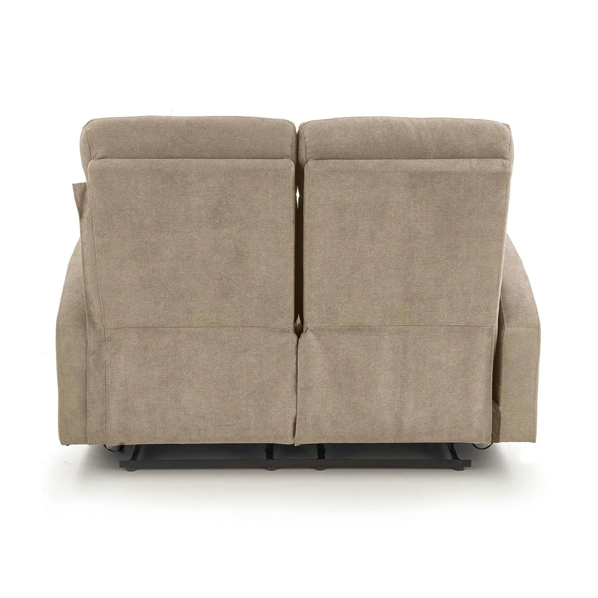 Canapea pliabila OSLO 2S, bej, stofa, 128x95/158x100 cm
