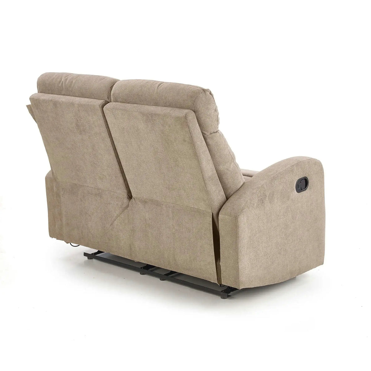 Canapea pliabila OSLO 2S, bej, stofa, 128x95/158x100 cm