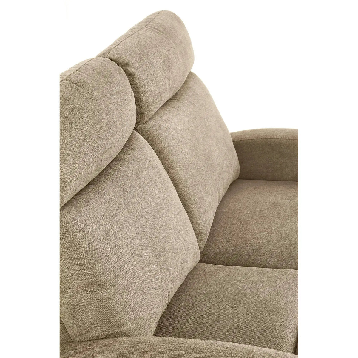 Canapea pliabila OSLO 2S, bej, stofa, 128x95/158x100 cm