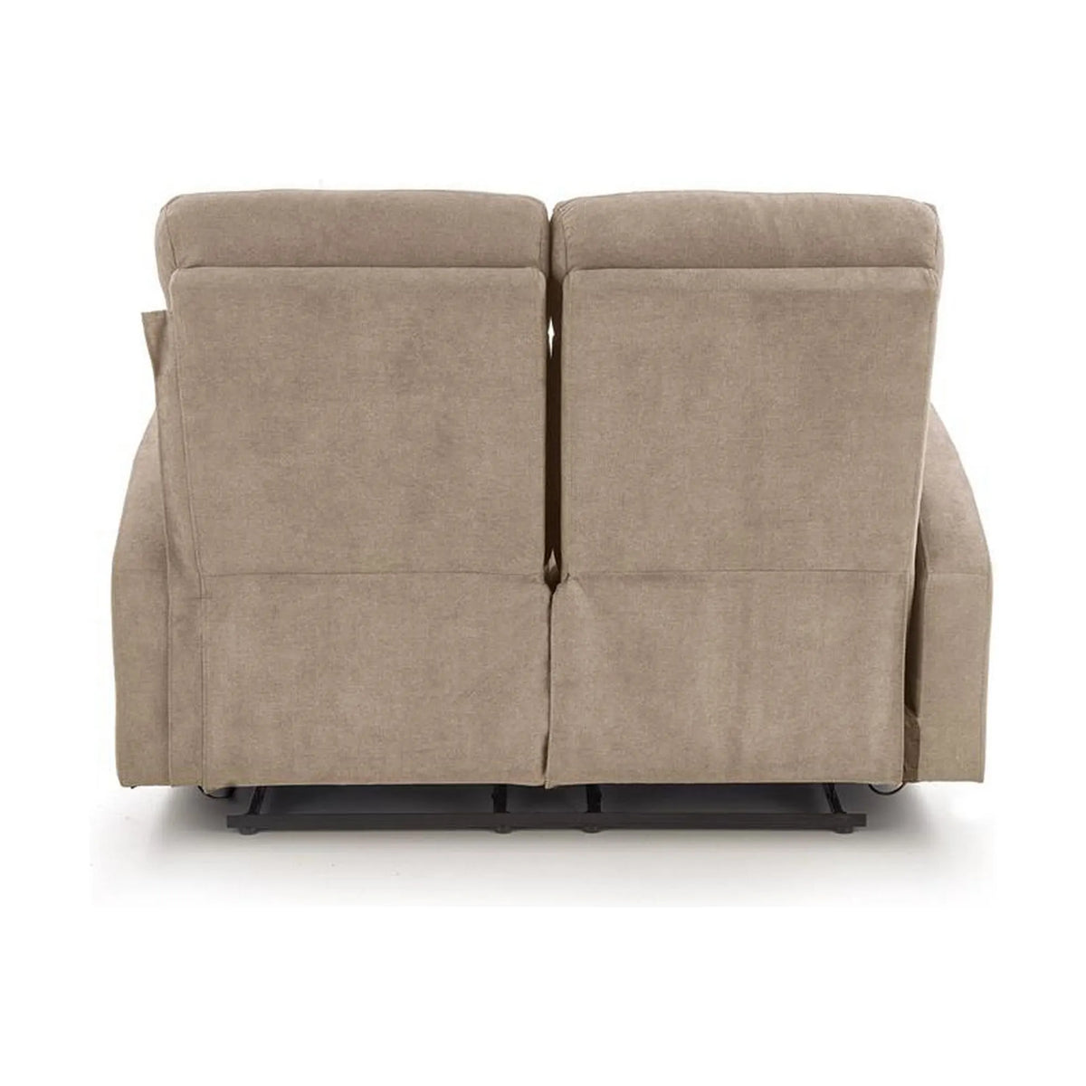 Canapea pliabila OSLO 2S, bej, stofa, 128x95/158x100 cm