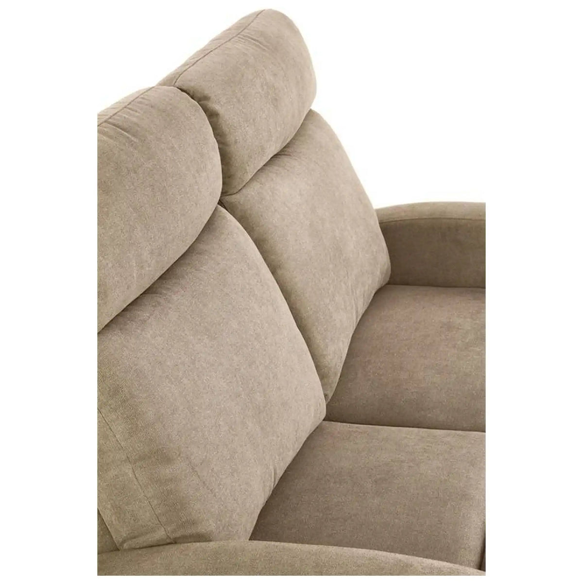 Canapea pliabila OSLO 2S, bej, stofa, 128x95/158x100 cm