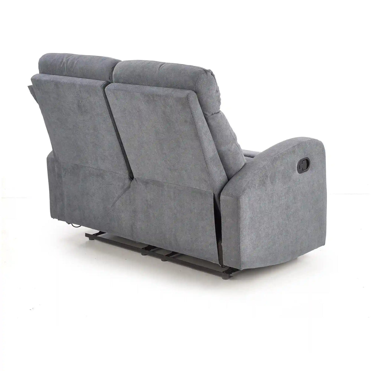 Canapea pliabila OSLO 2S, gri, stofa, 128x95/158x100/79 cm