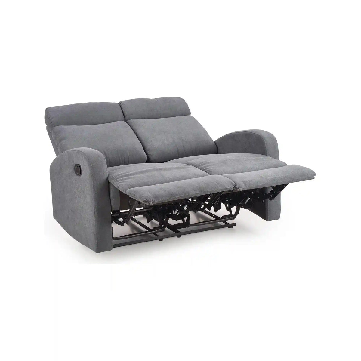 Canapea pliabila OSLO 2S, gri, stofa, 128x95/158x100/79 cm