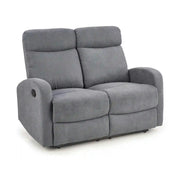 Canapea pliabila OSLO 2S, gri, stofa, 128x95/158x100 cm