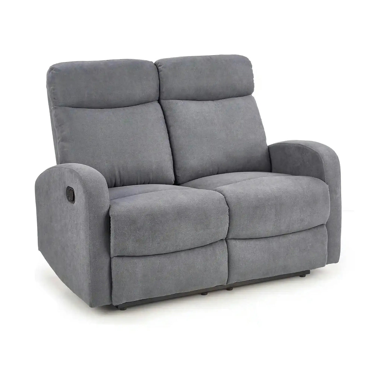Canapea pliabila OSLO 2S, gri, stofa, 128x95/158x100 cm