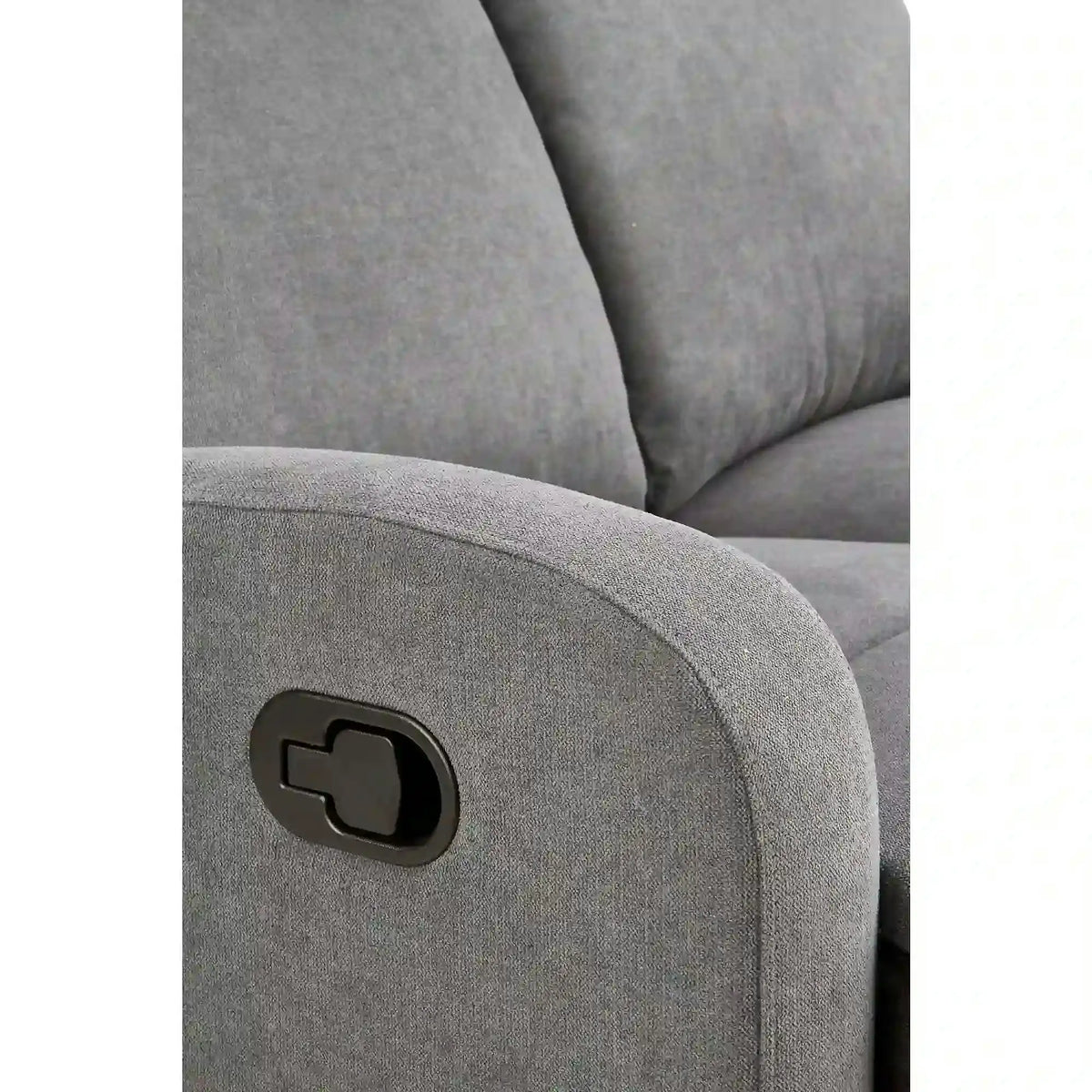 Canapea pliabila OSLO 2S, gri, stofa, 128x95/158x100 cm