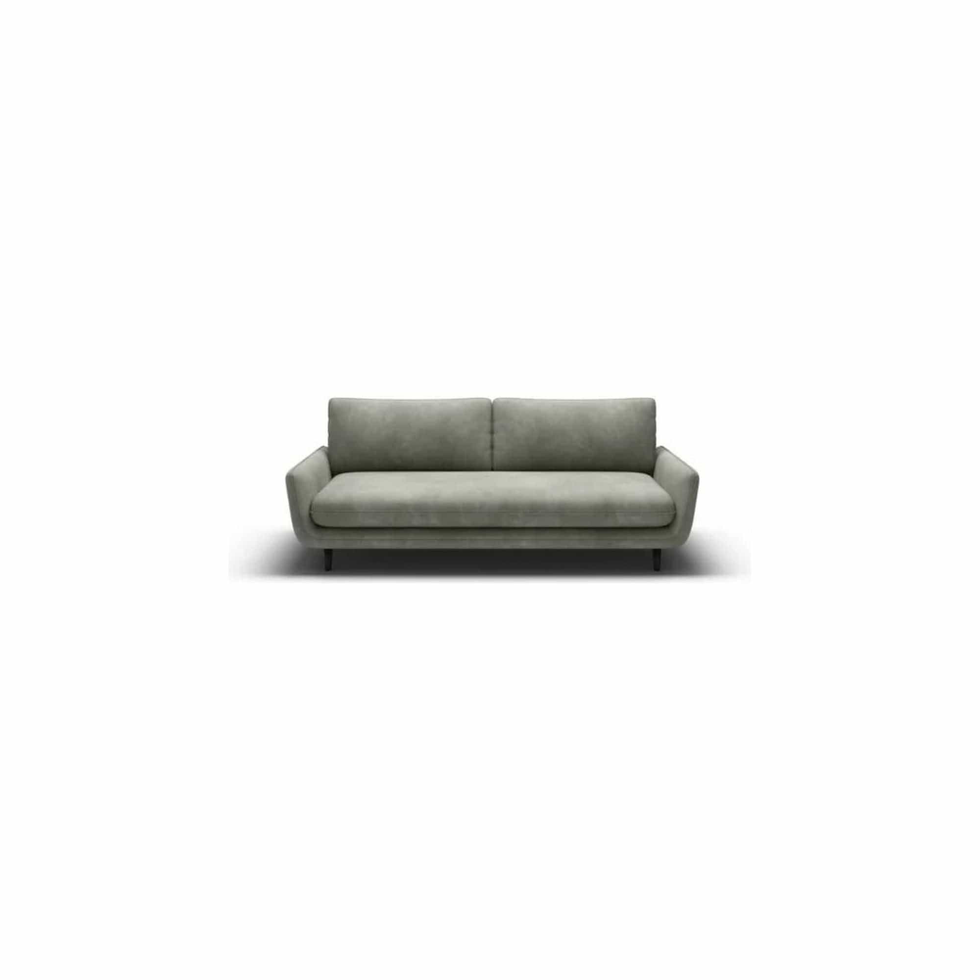 Canapea SOLANO, stofa catifelata gri - Riviera 91,  Gama Premium, cu lada depozitare, 230x107x85/73 cm