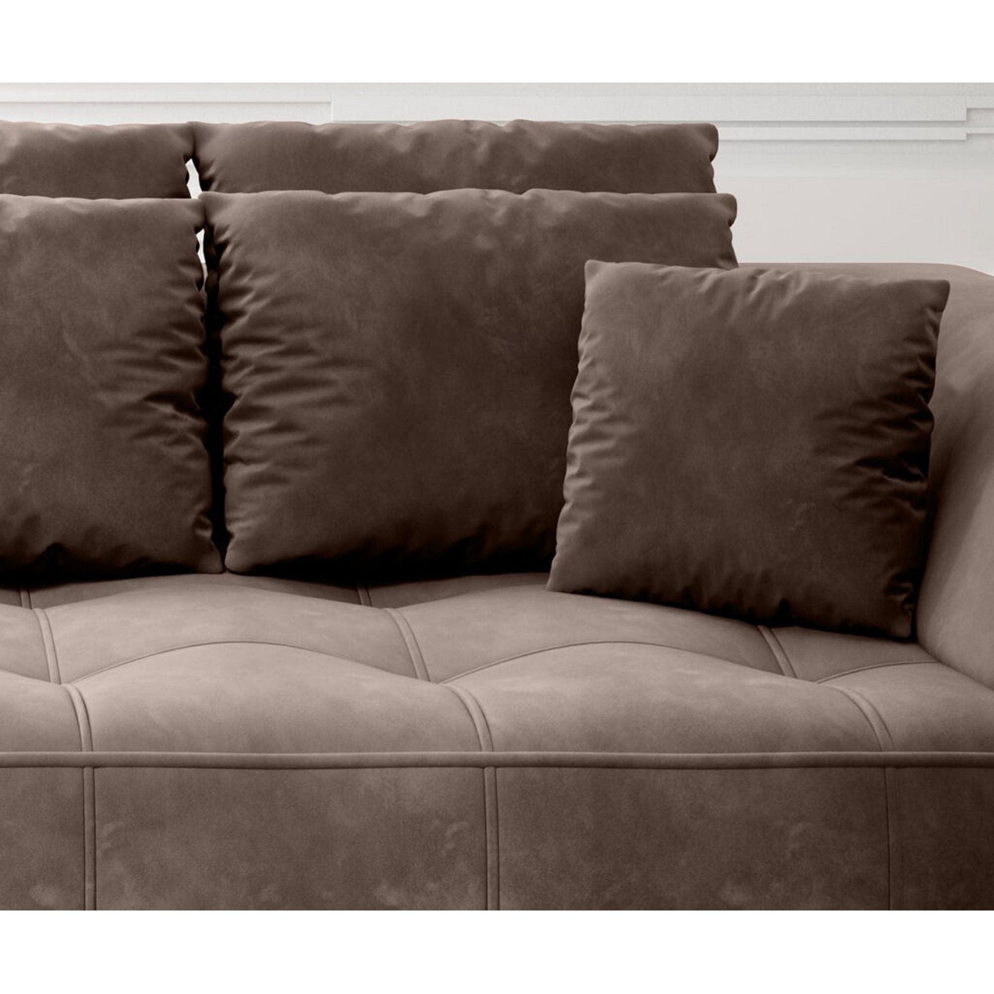 Canapea TIGA, personalizabil materiale gama Premium, reglaj electric, 4 locuri, 302x136x72/88 cm