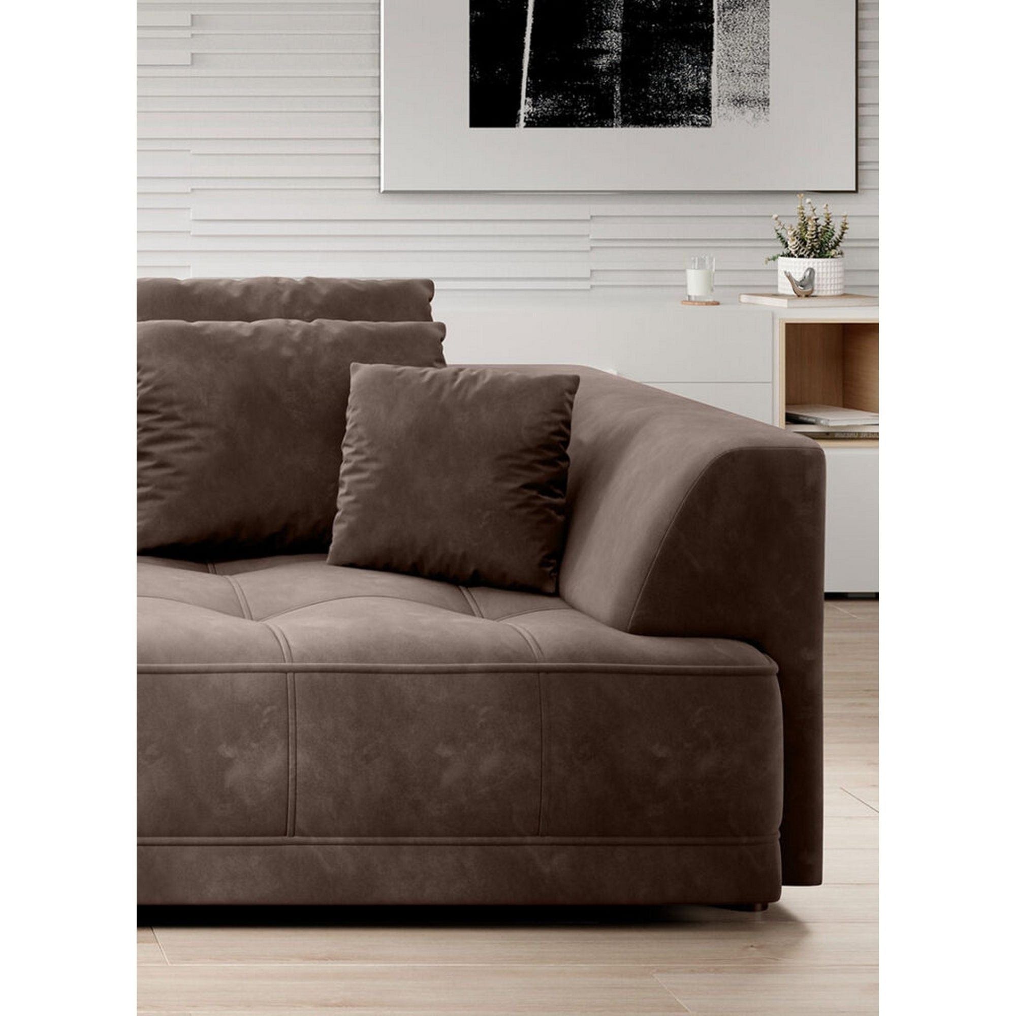 Canapea TIGA, personalizabil materiale gama Premium, reglaj electric, 4 locuri, 302x136x72/88 cm