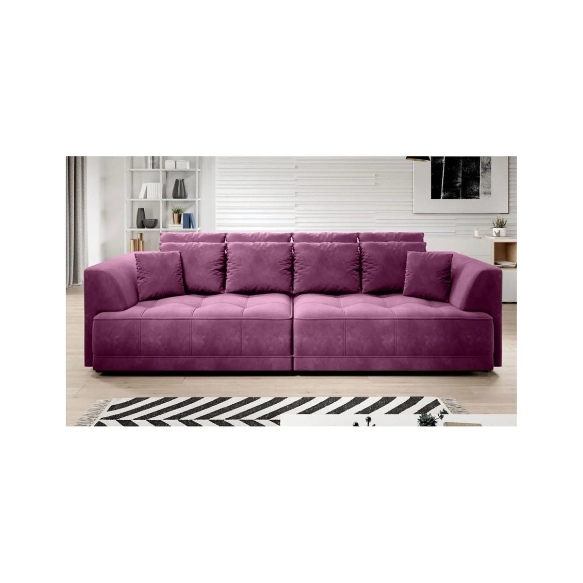 Canapea TIGA, personalizabil materiale gama Oferta Avantaj, reglaj electric, 4 locuri, 302x136x72/88 cm