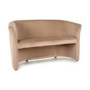 Canapea TM-2, stofa catifelata bej - Bluvel 28, 126x60x76 cm