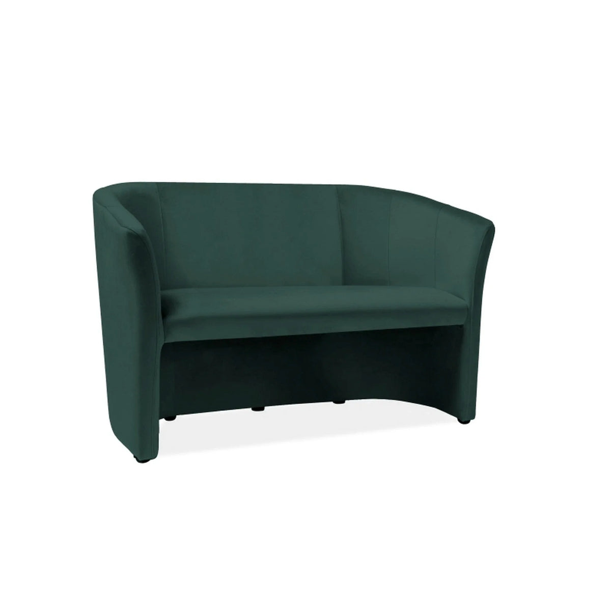 Canapea TM-2, stofa catifelata verde - Bluvel 78, 126x60x76 cm