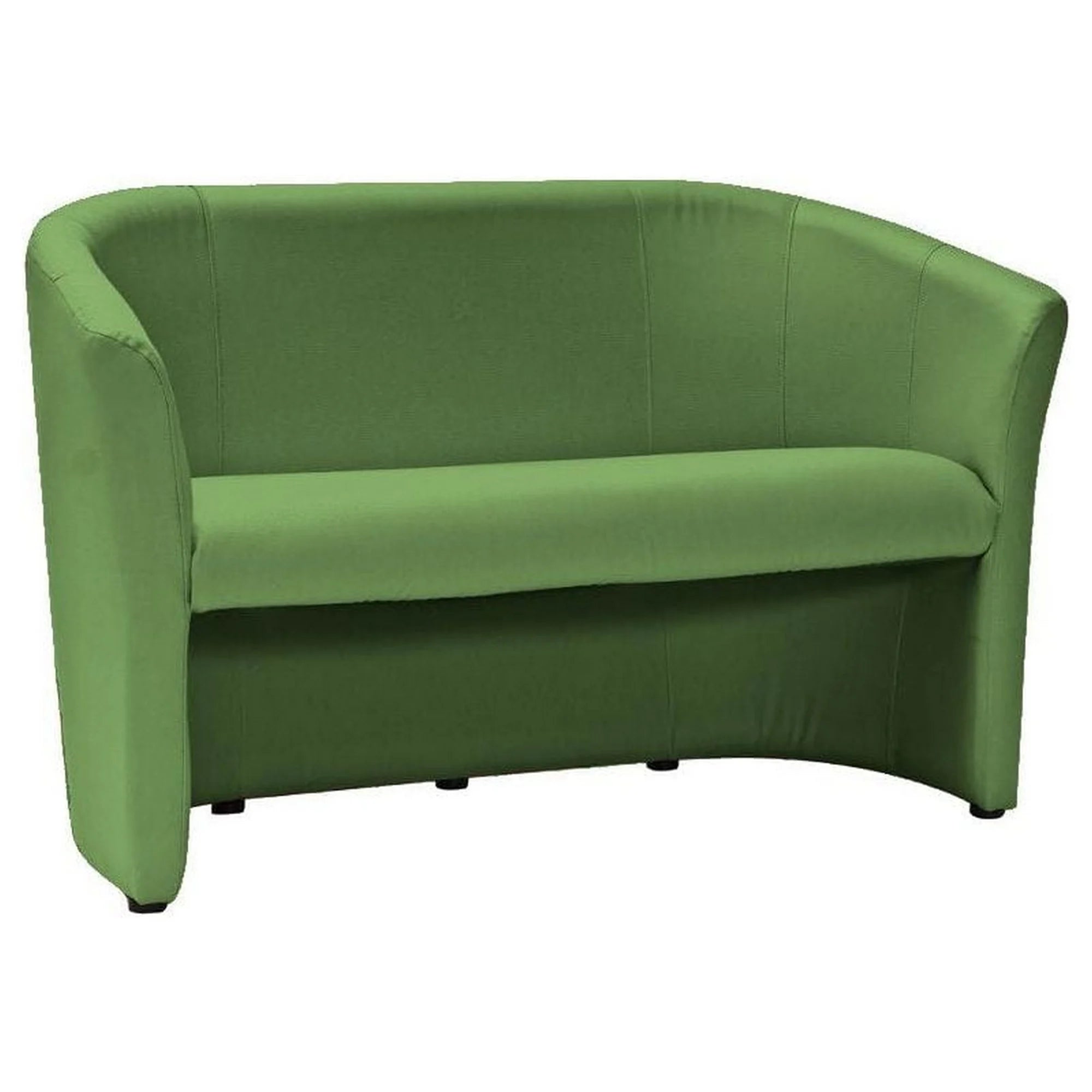 Canapea TM-2, verde olive, piele ecologica, 126x60x76 cm