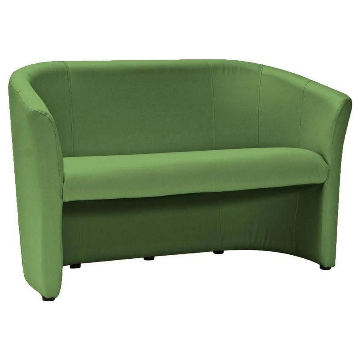 Canapea TM-2, verde olive, piele ecologica, 126x60x76 cm