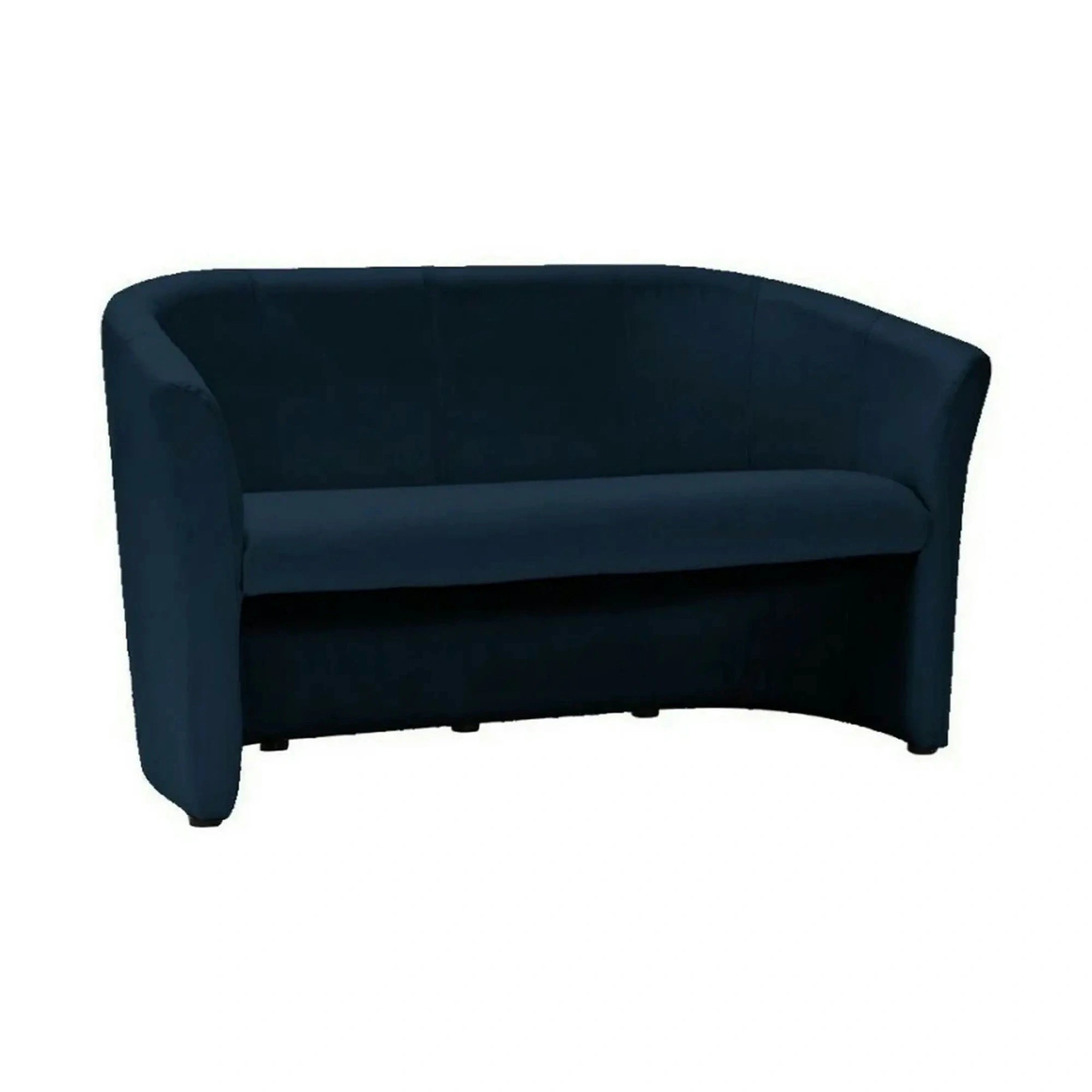 Canapea TM-3, albastru, piele ecologica, 160x60x76 cm