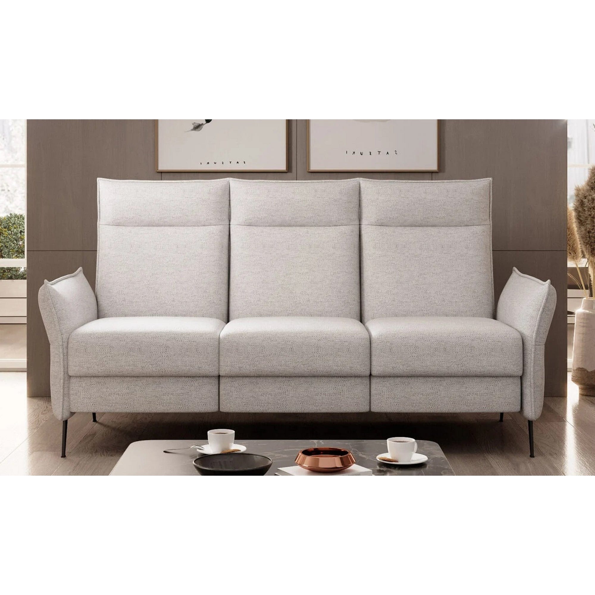 Canapea XAVI 3LR, personalizabil materiale gama Premium, rabatabil, 192x88x105 cm