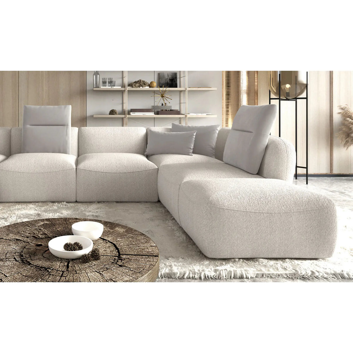 Coltar CANDELO XL B, personalizabil materiale gama Premium, 382x236x75 cm