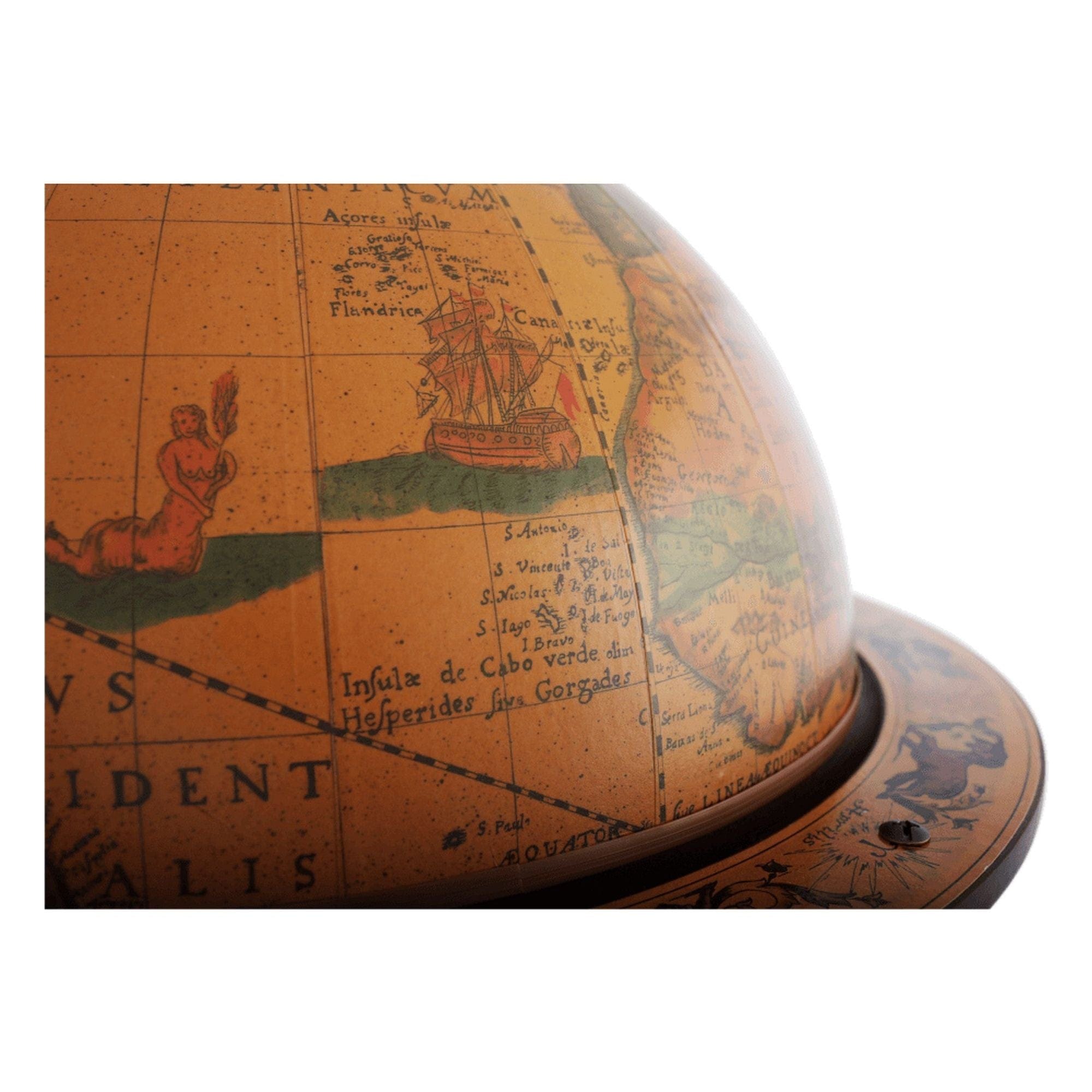 Carucior servire GLOBUS 2-324, nuc, 50x94 cm