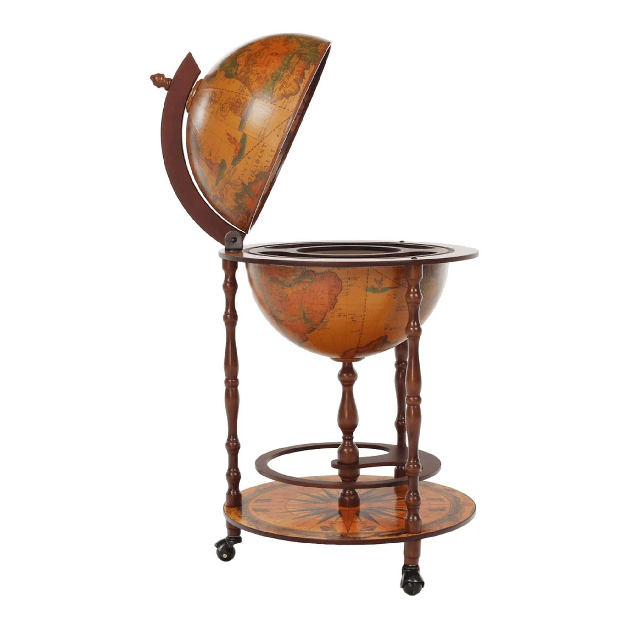 Carucior servire GLOBUS 2-324, nuc, 50x94 cm