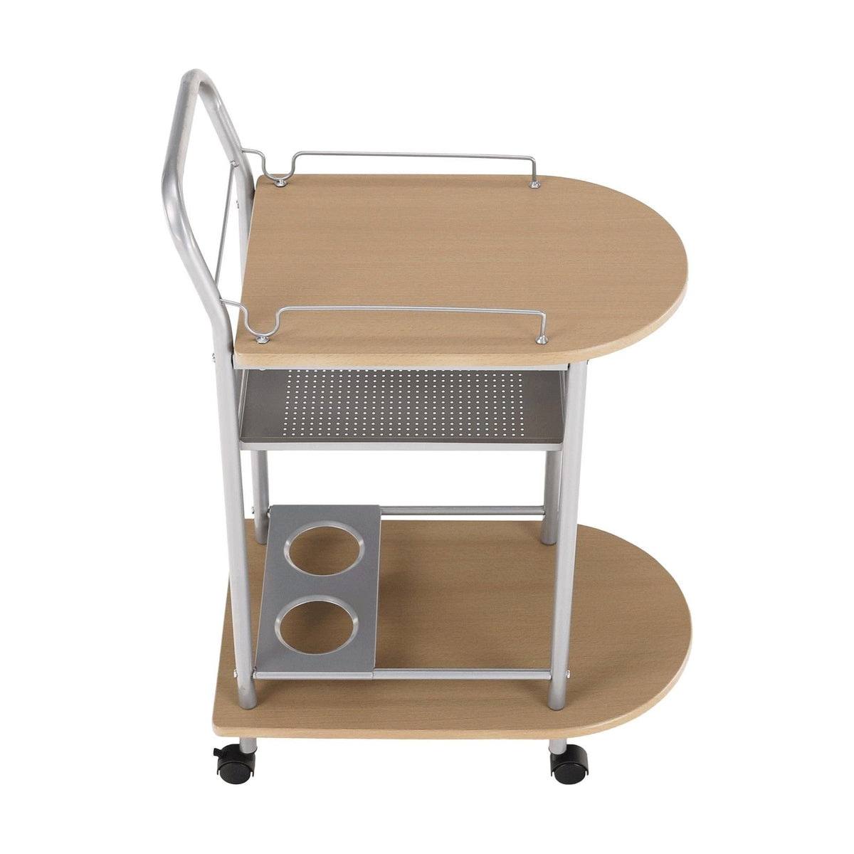 Carucior servire LIMA, fag/argintiu, 60x38x84 cm