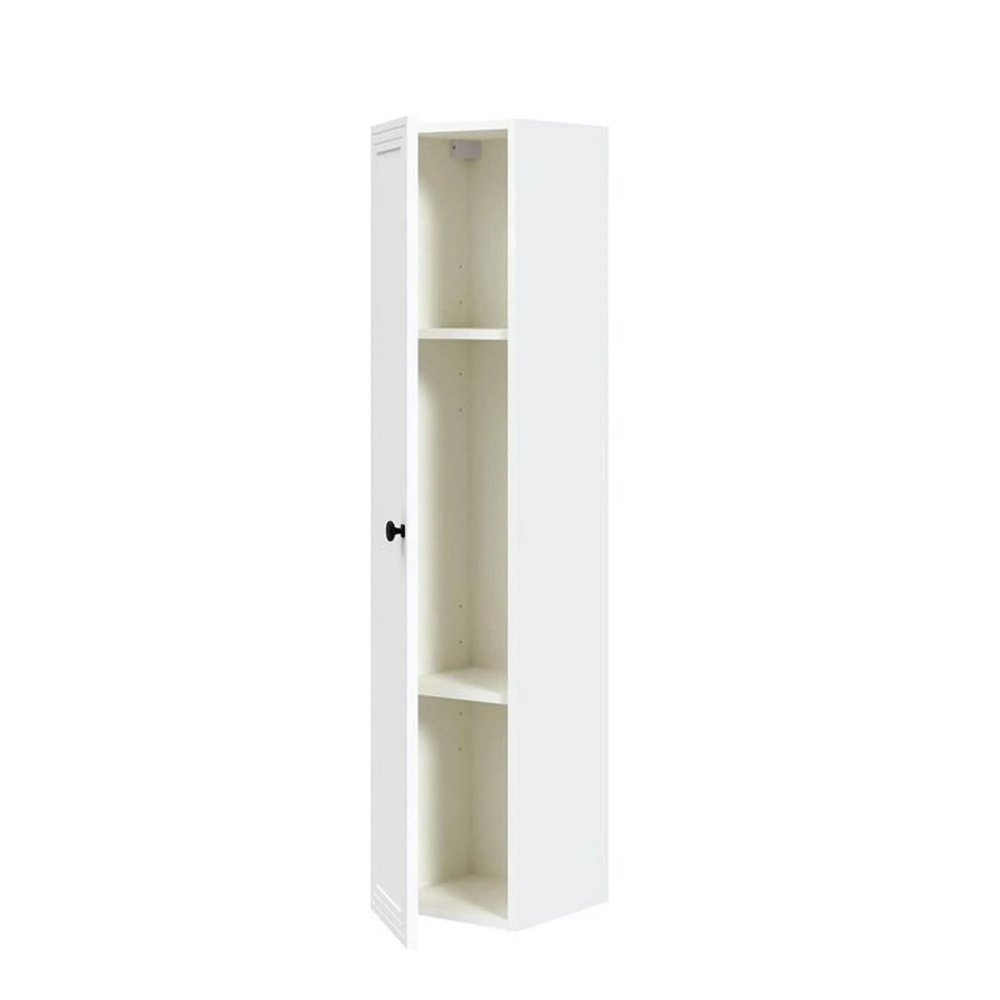 Dulap baie TORETO, alb mat, PAL laminat, cu o usa, 32x32x135 cm
