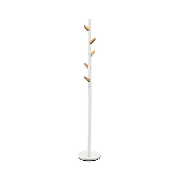 Cuier pom W66, alb/stejar, metal/lemn, 28x177 cm