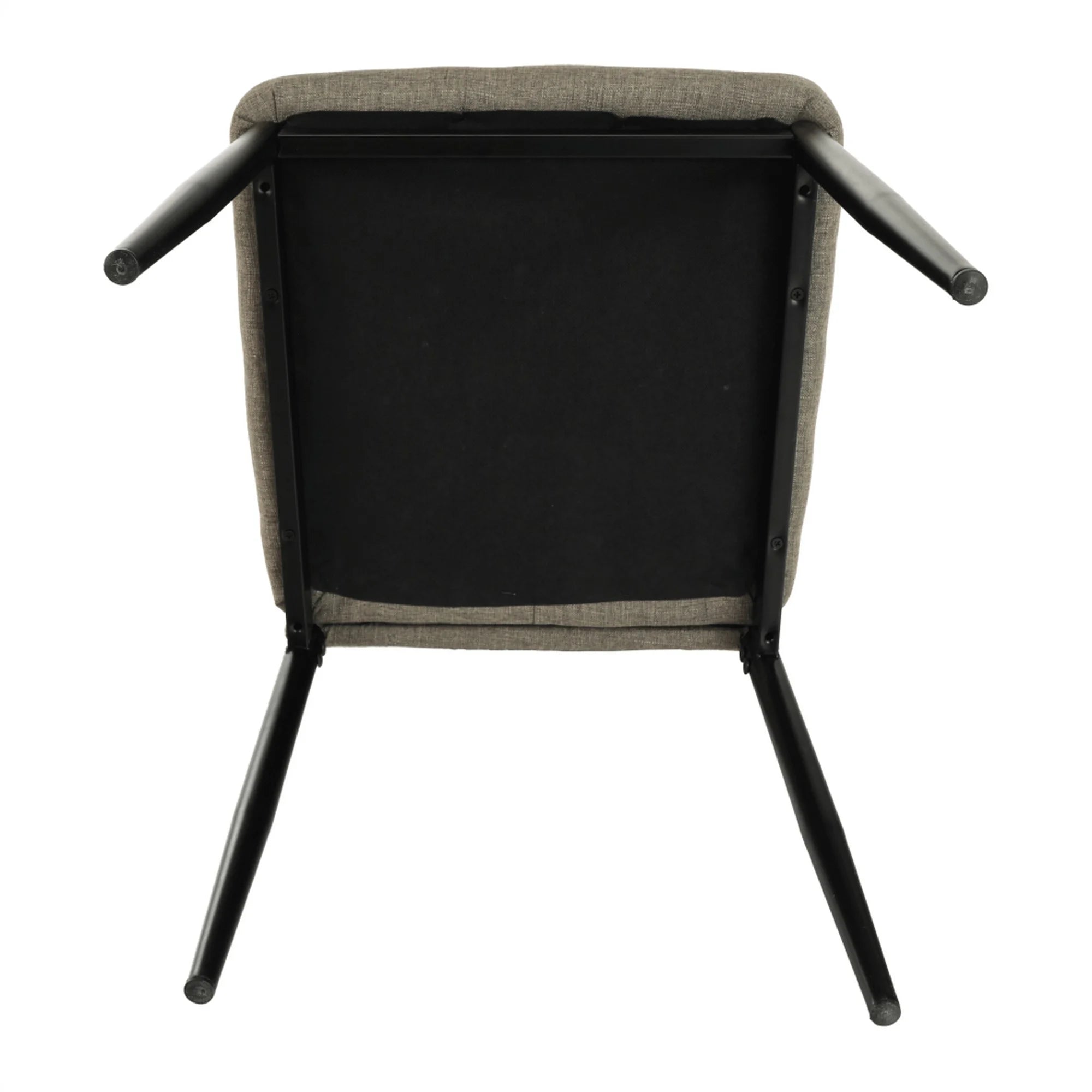 Scaun COLETA NOVA, maro/negru, textil/metal, 41x49x96 cm