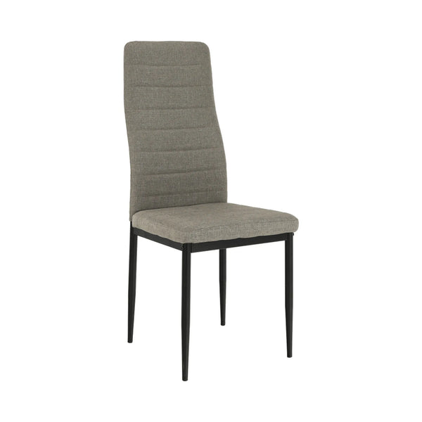 Scaun COLETA NOVA, maro/negru, textil/metal, 41x49x96 cm