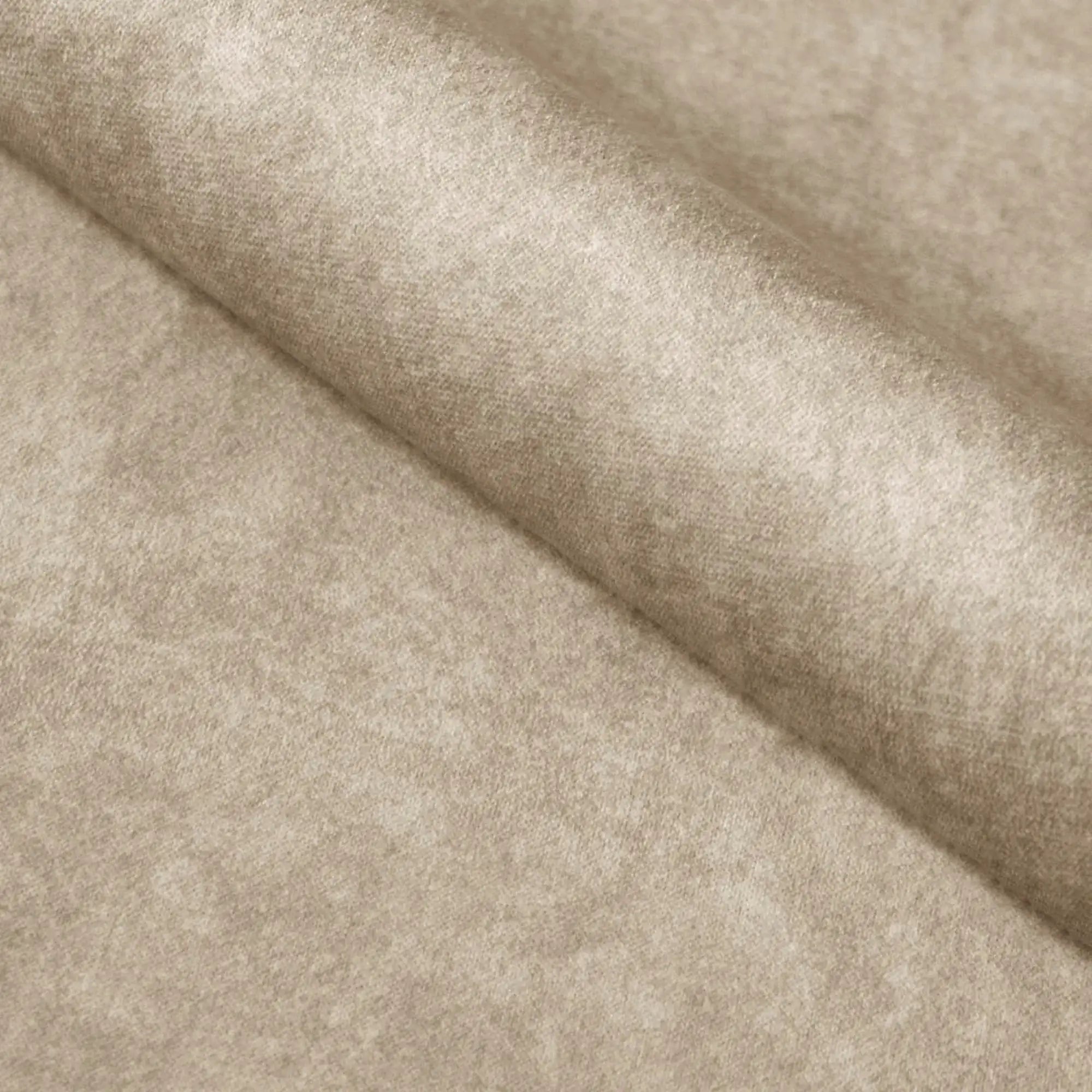 Coltar BAGGIO, sezlong stanga, stofa catifelata bej - Whisper 3, cu reglaj electric, incarcator wireless, lada depozitare si tetiere reglabile, 280x196x100 cm