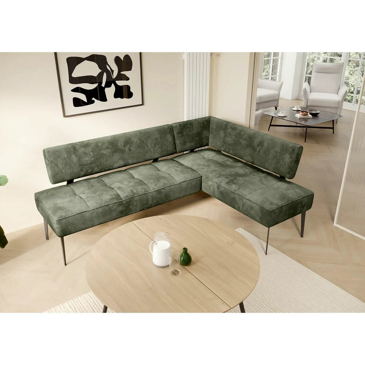 Coltar bucatarie BANCO, personalizabil, 213X164X89 cm