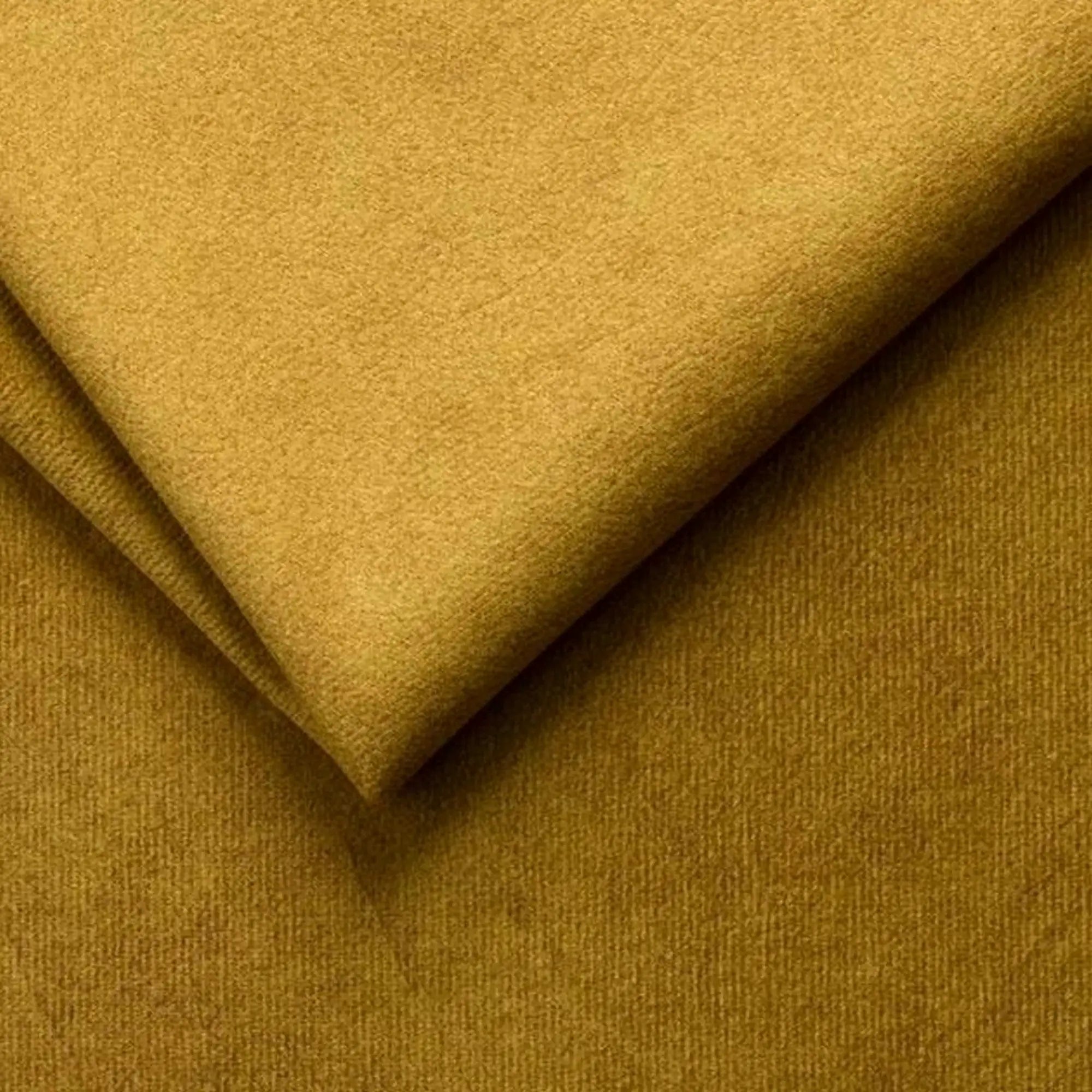 Coltar bucatarie BANCO, sezlong stanga, stofa catifelata galben - Salvador 09, 213x164x89 cm