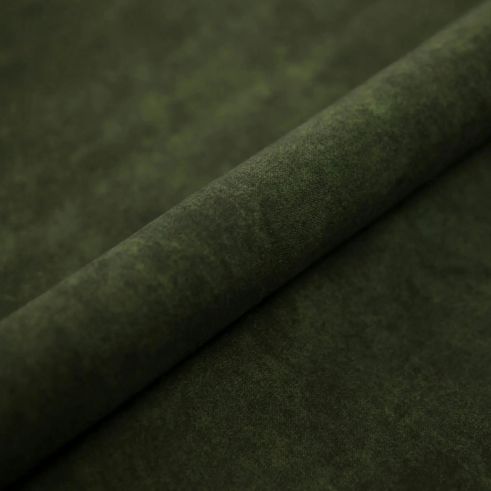 Coltar bucatarie BANCO, sezlong stanga, stofa catifelata verde inchis - Whisper 11, 213x164x89 cm