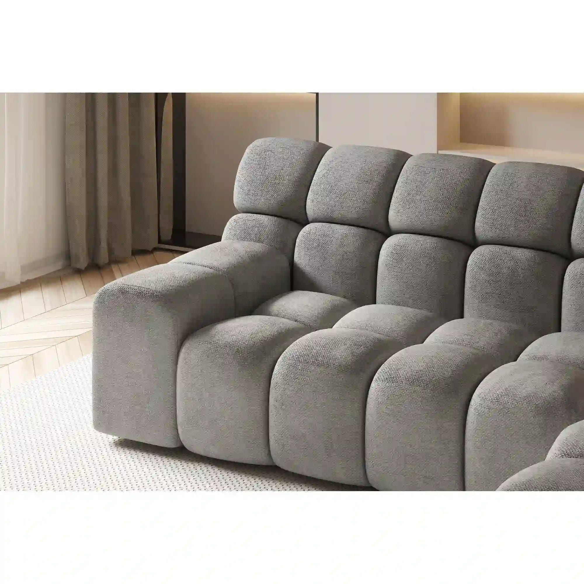 Coltar CAMPILE, personalizabil materiale Gama Premium, cu reglaj electric, 297x180x85 cm