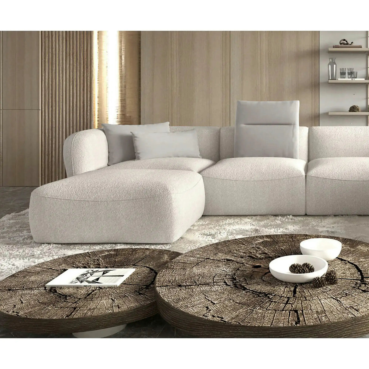 Coltar CANDELO XL B, personalizabil, 382x236x75 cm