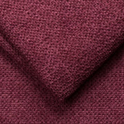 Coltar COLOMBO L, sezlong dreapta, stofa catifelata rosu bordo - Crown 06, cu reglaj electric, tetiere reglabile si lada depozitare, 296x227x103 cm