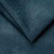 Coltar COLOMBO L, sezlong stanga, stofa catifelata albastru - Palladium 13, cu lada depozitare, reglaj electric, tetiere, spatar si sezut reglabile, 296x227x103 cm
