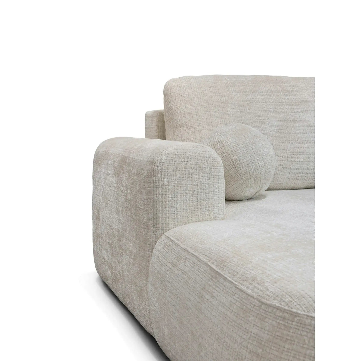 Coltar de living ARIOLA, sezlong dreapta, stofa albastru - Cremona 77, 286x175x88 cm