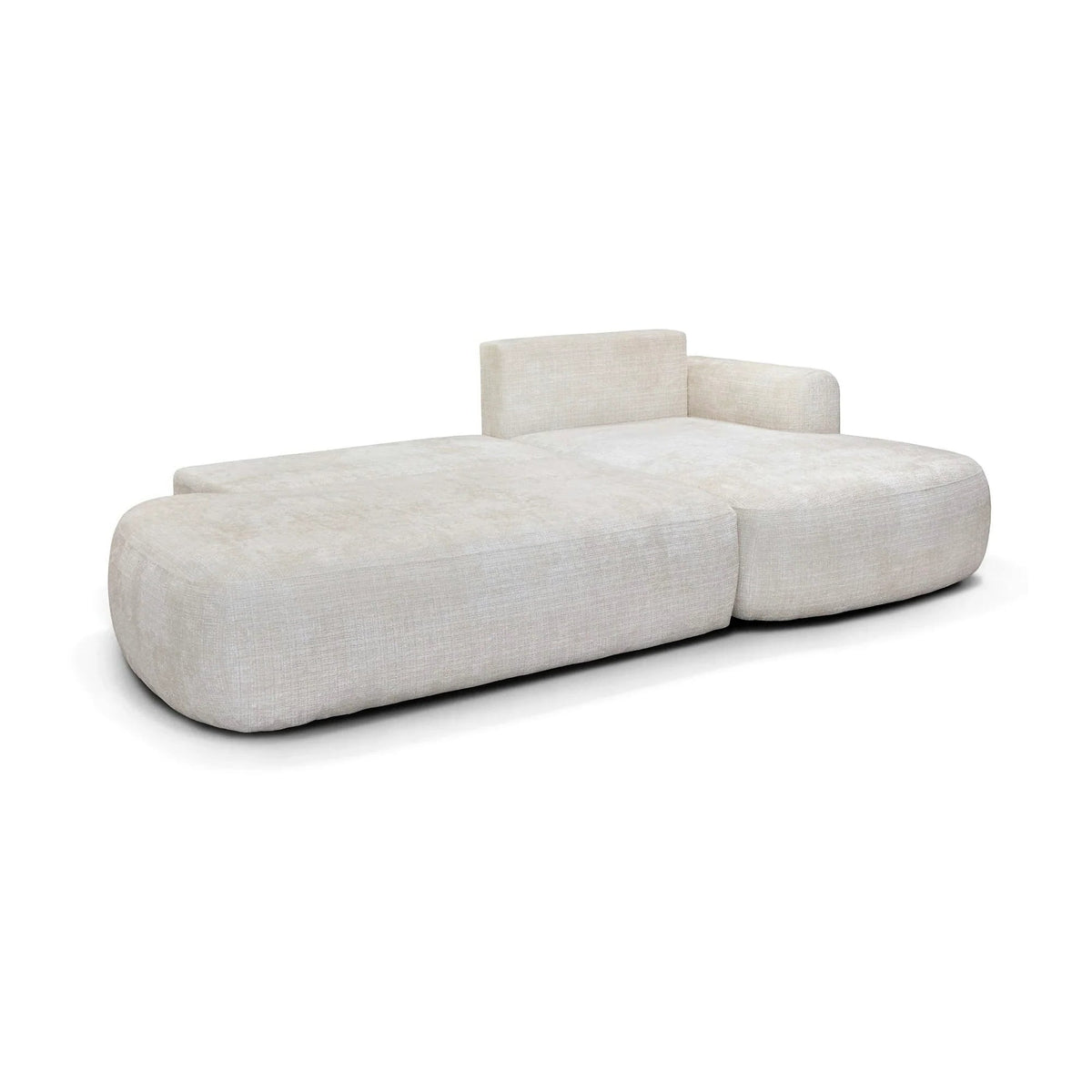 Coltar de living ARIOLA, sezlong dreapta, stofa albastru - Cremona 77, 286x175x88 cm