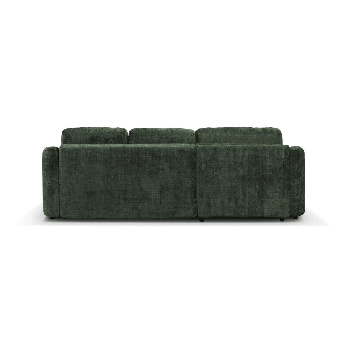 Coltar de living extensibil PORTO, sezlong stanga, stofa gri - Cremona 81, cu lada depozitare, 270x154x94 cm