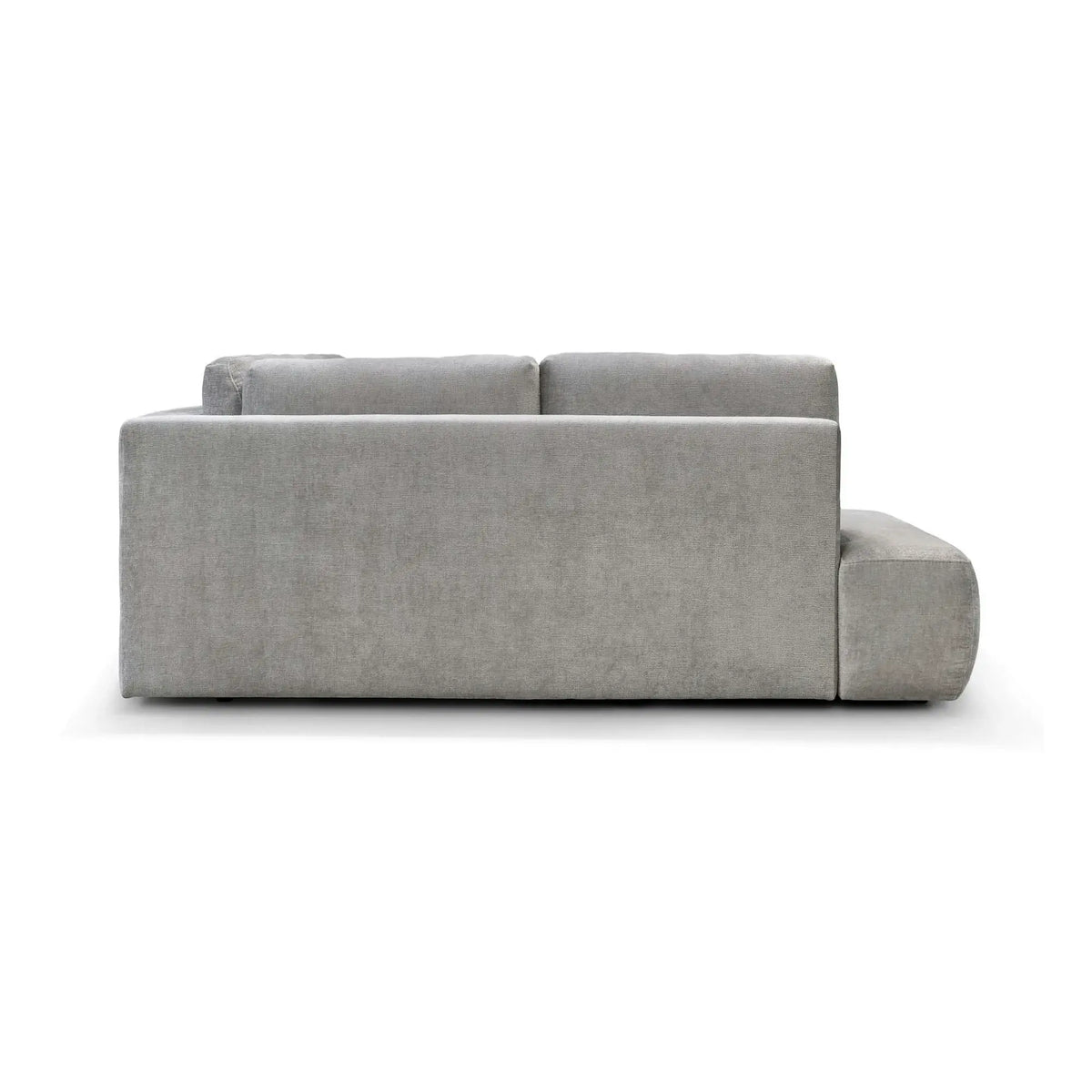 Coltar de living FLAVIA, sezlong stanga, stofa bej - Cremona 02, cu lada depozitare, 265x215x86 cm