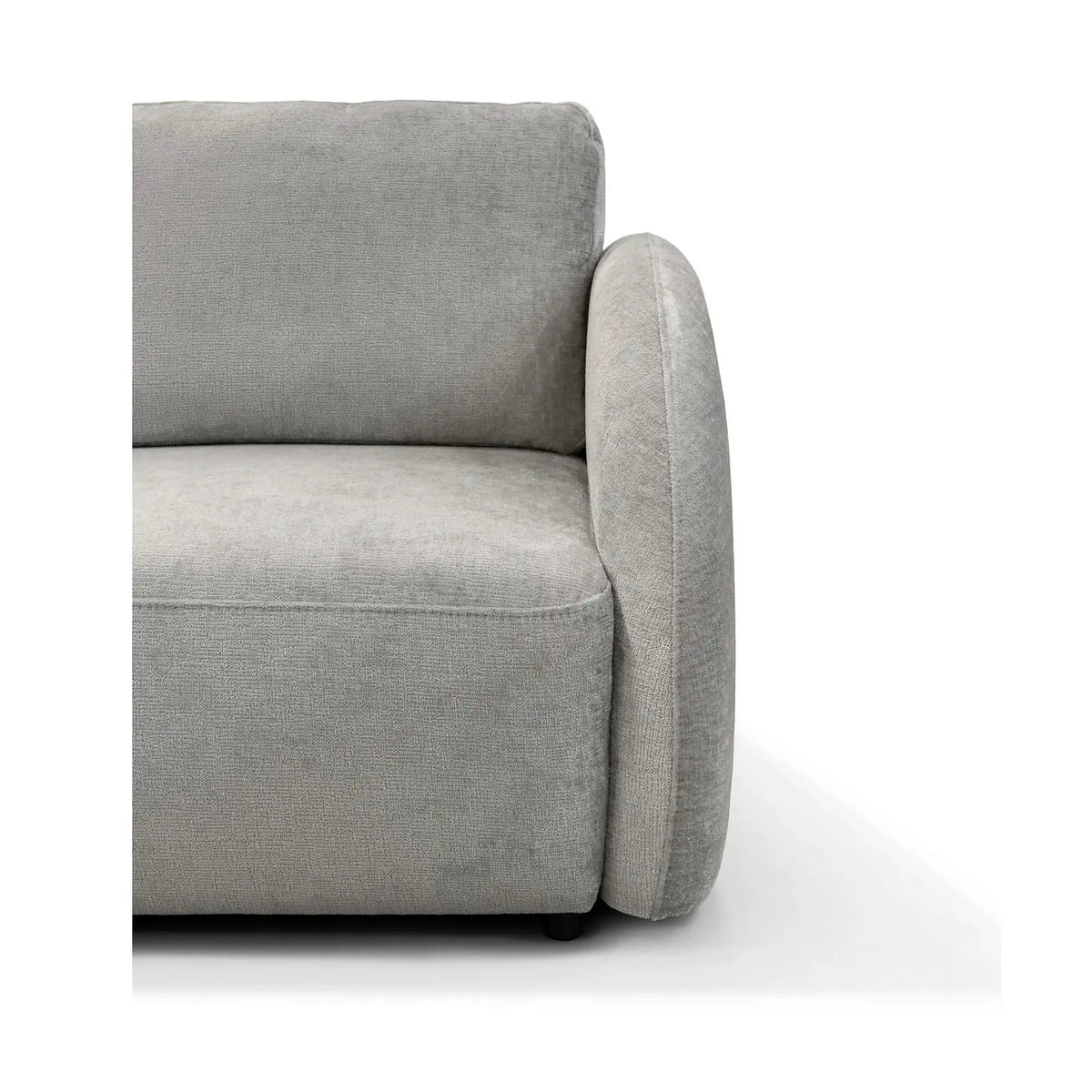 Coltar de living FLAVIA, sezlong stanga, stofa bej - Cremona 02, cu lada depozitare, 265x215x86 cm