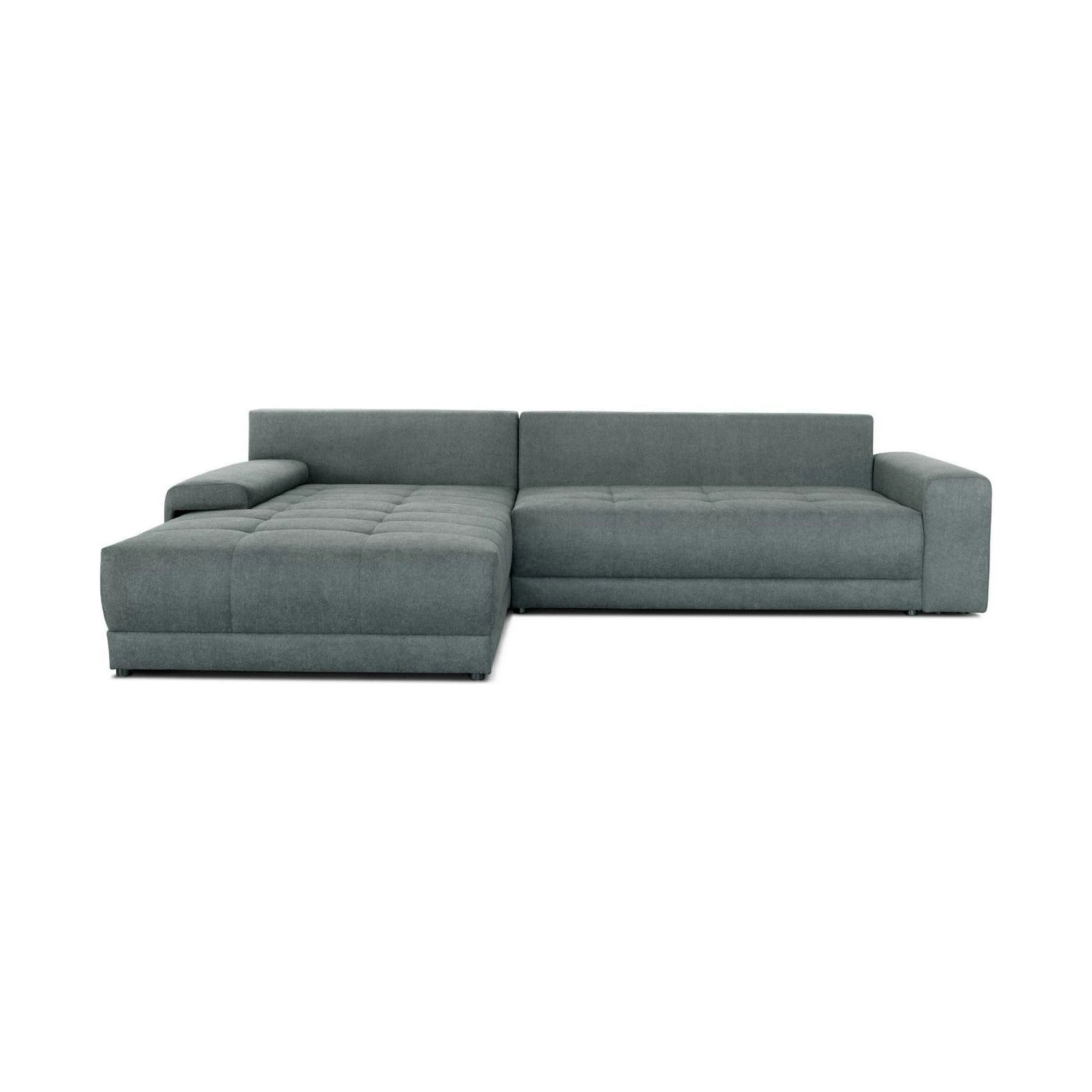Coltar extensibil ADRIA, universal, personalizabil materiale gama Platinium, cu lada depozitare, 308x213x90 cm