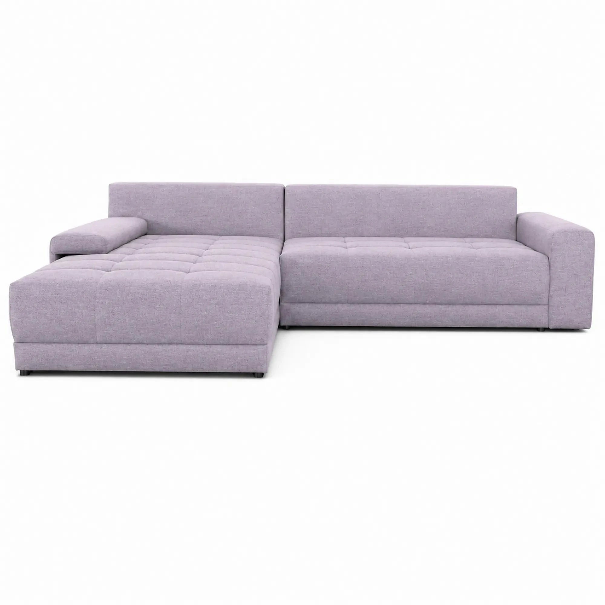 Coltar extensibil ADRIA, universal, stofa catifelata mov lila - Monolith 62, cu lada depozitare, 308x213x90 cm