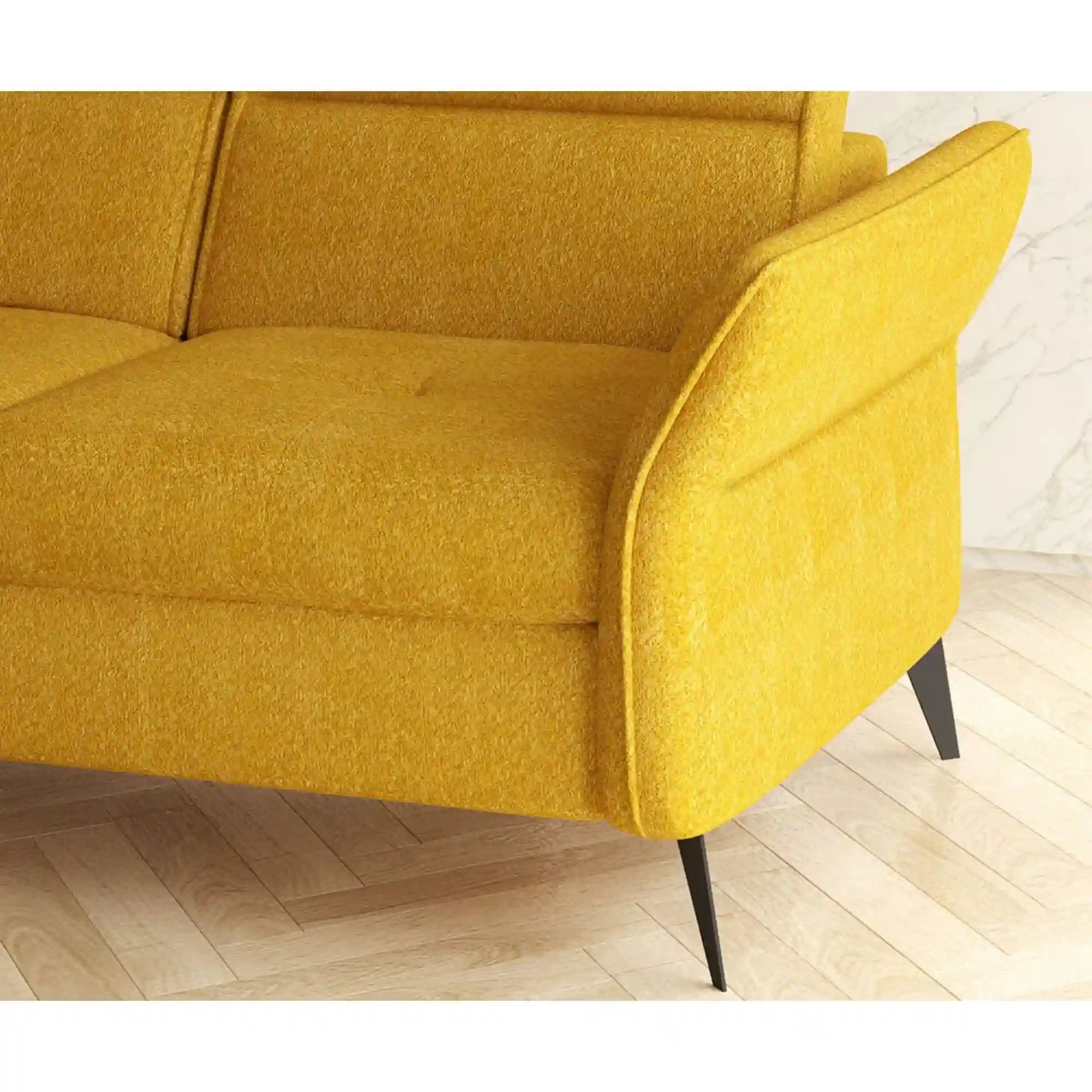 Coltar extensibil APUFA, personalizabil materiale gama Premium, cu lada depozitare si tetiere reglabile, 260x215x95 cm