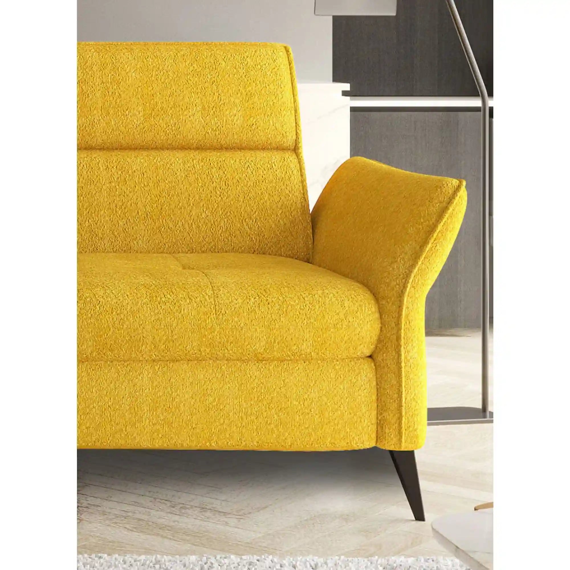 Coltar extensibil APUFA, personalizabil materiale gama Premium, cu lada depozitare si tetiere reglabile, 260x215x95 cm