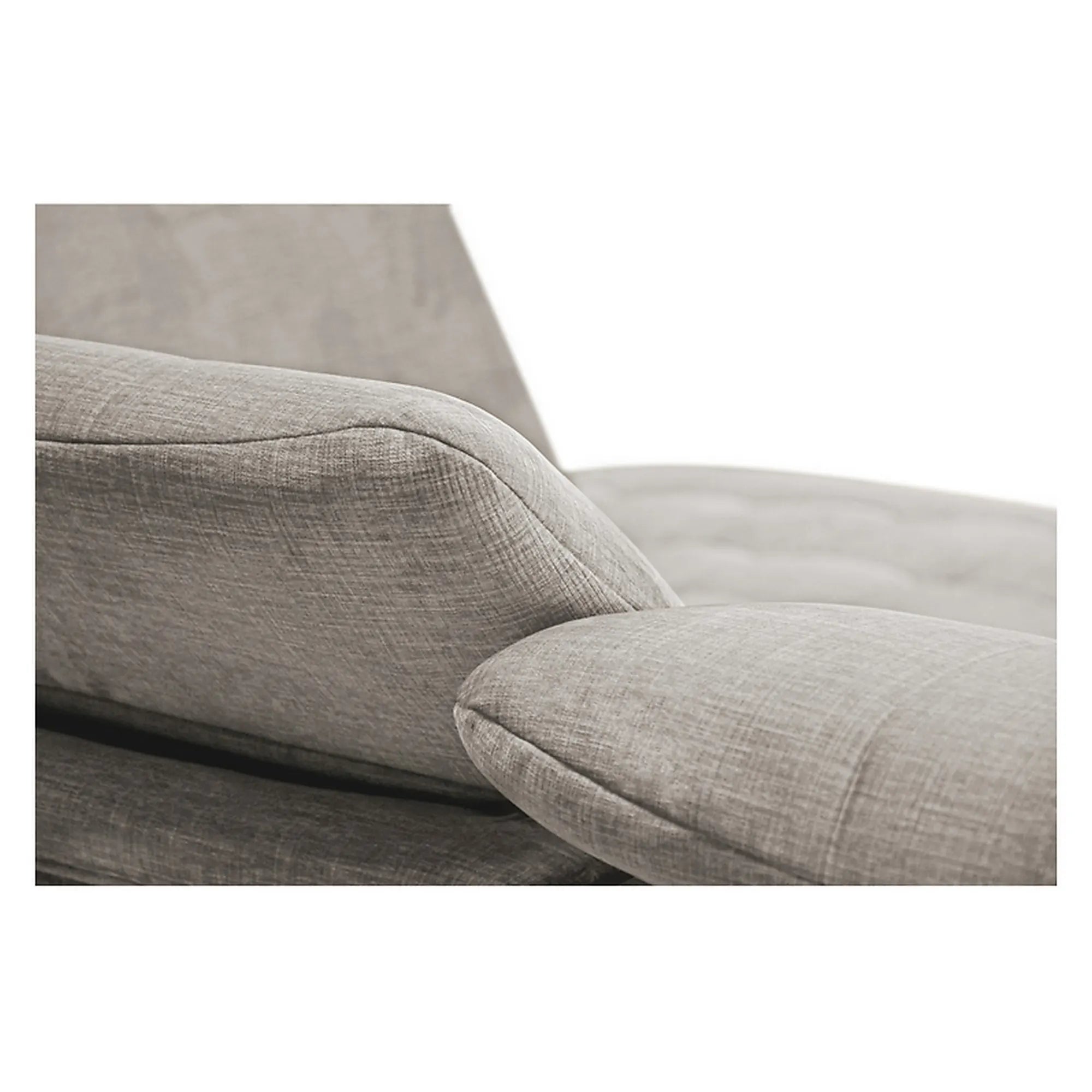 Coltar extensibil ARAGON, sezlong dreapta, stofa catifelata bej - Voss 28, cu lada depozitare, 270x230x150 cm