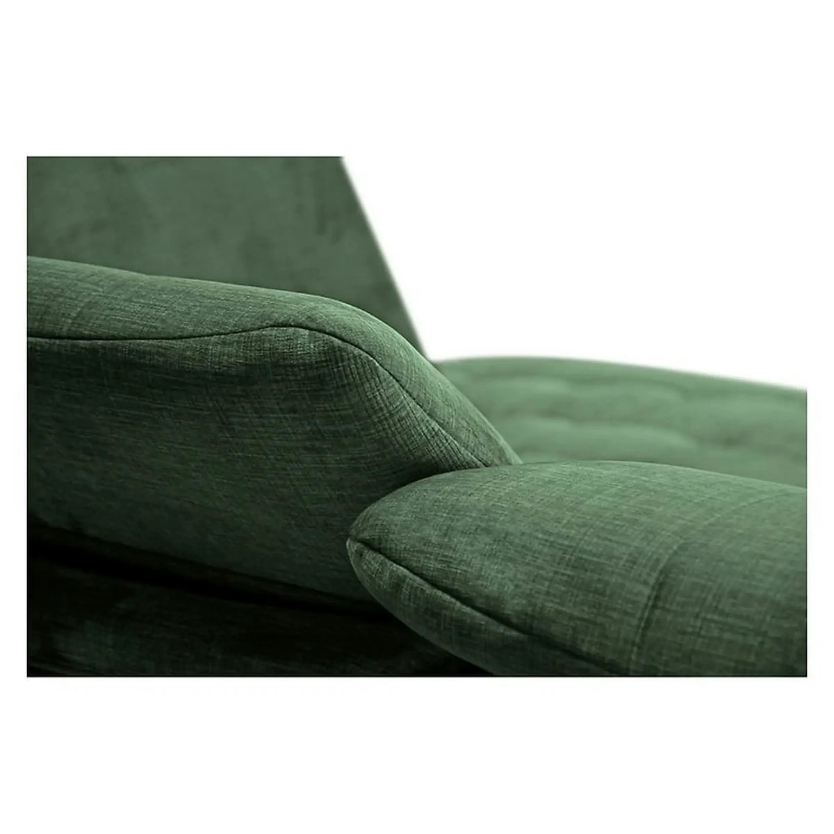 Coltar extensibil ARAGON, sezlong dreapta, stofa catifelata verde - Voss 77, cu lada depozitare, 270x230x150 cm